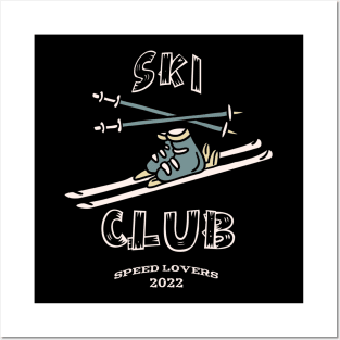 Ski club Posters and Art